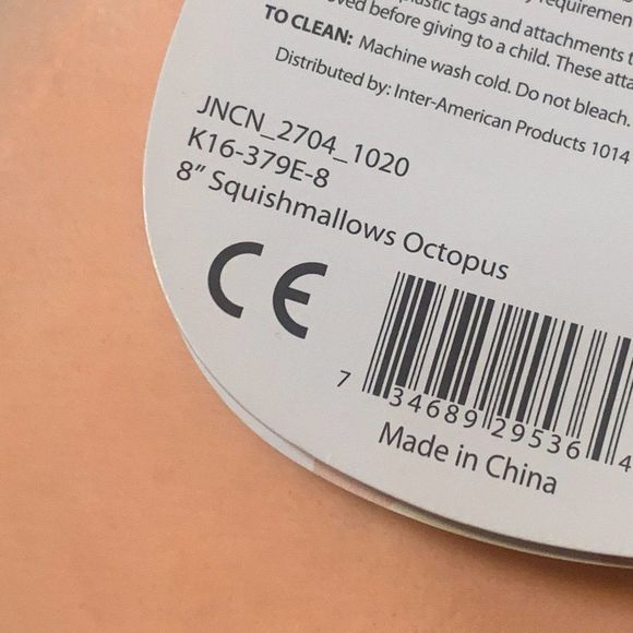 Squishmallow- Summer the Octopus w/ Retired Tag 8" - Picture 5 of 6